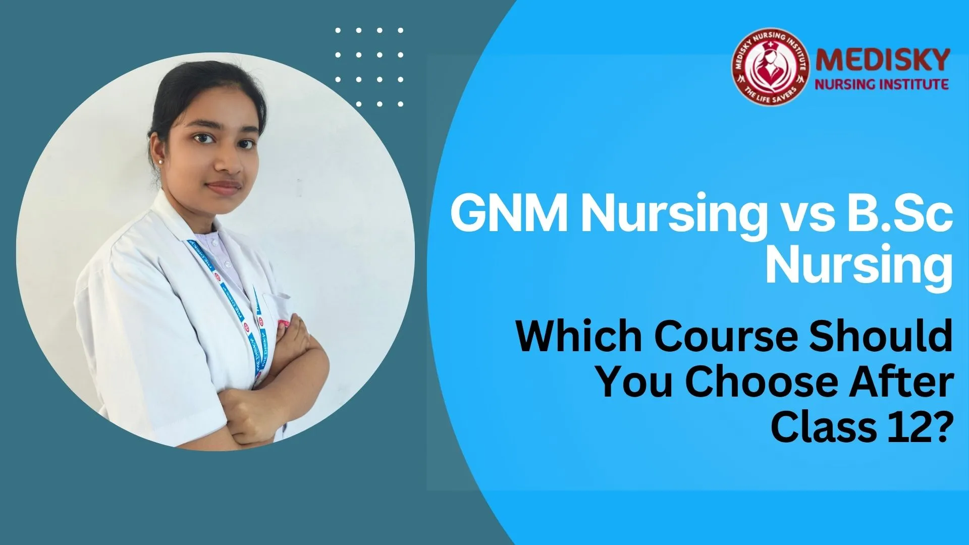 GNM Nursing college classroom with students attending live demonstration