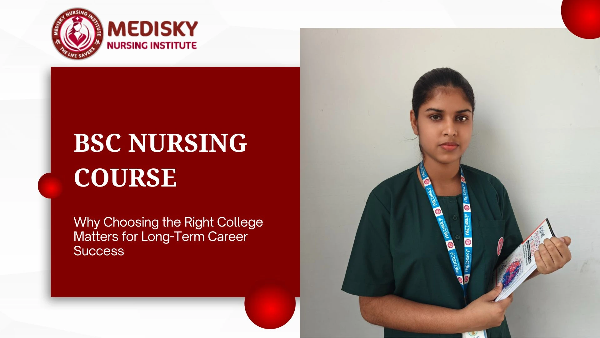 BSc Nursing Course students during clinical training