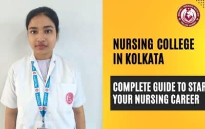 Nursing college in Kolkata students training in lab