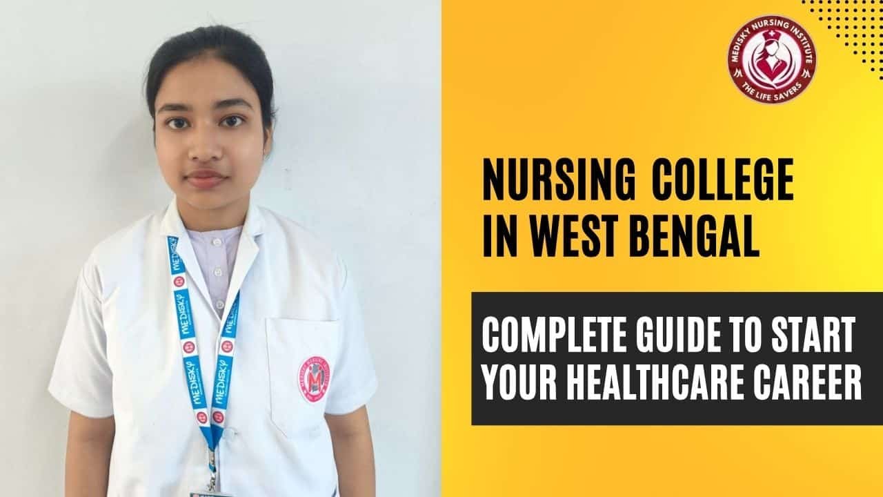 Nursing college in West Bengal students training