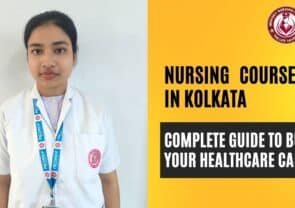 Nursing course in Kolkata students practicing in lab