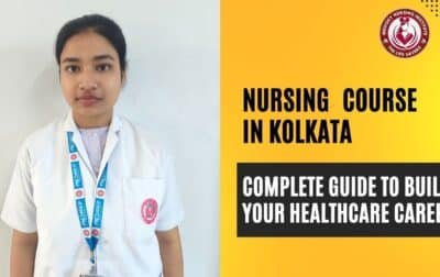 Nursing course in Kolkata students practicing in lab