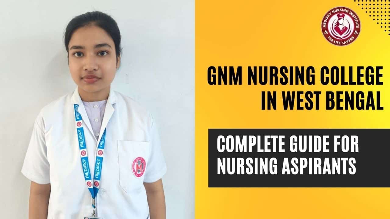 Private GNM nursing college in West Bengal students training