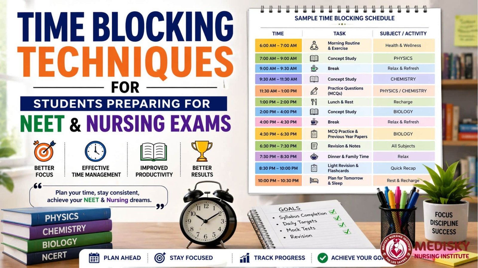 Time Blocking Techniques for Students Preparing for Nursing Exams