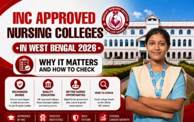 INC approved nursing colleges West Bengal